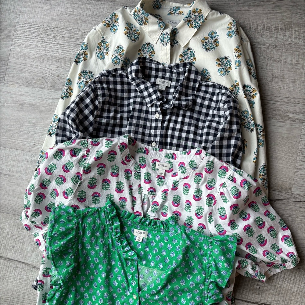 J. Crew Lot of 4 Women’s Shirts